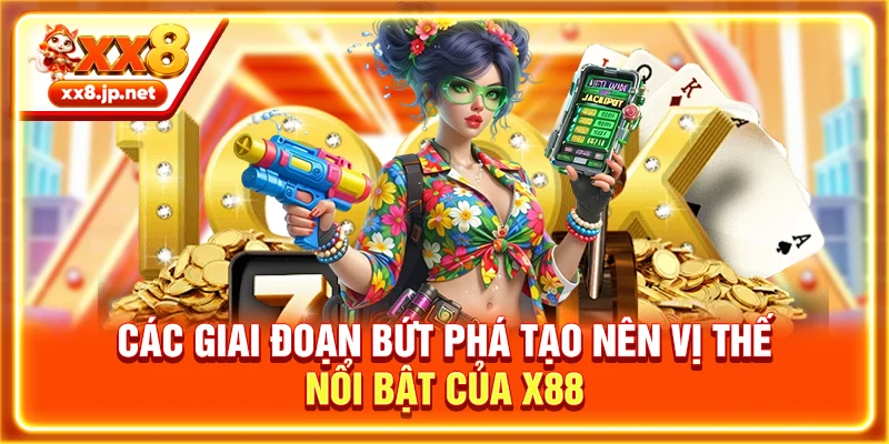 Các giai đoạn bứt phá tạo nên vị thế nổi bật của X88