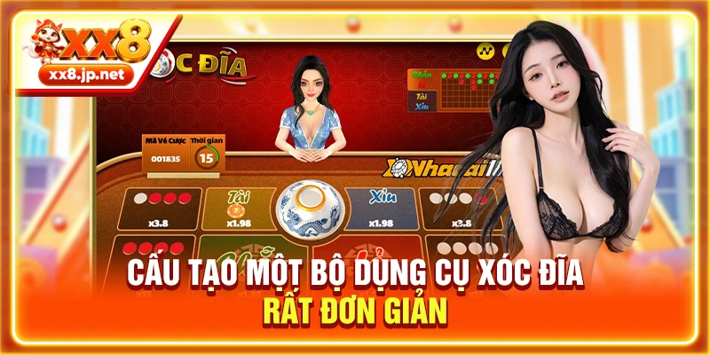 Cấu tạo một bộ dụng cụ xóc đĩa rất đơn giản