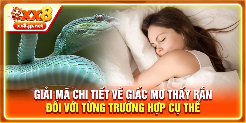 Giải mã chi tiết về giấc mơ thấy rắn đối với từng trường hợp cụ thể