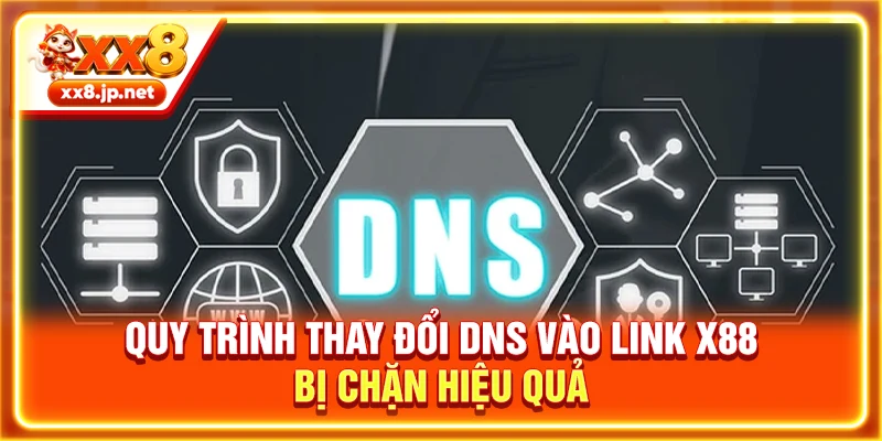 Quy trình thay đổi DNS vào link X88 bị chặn hiệu quả